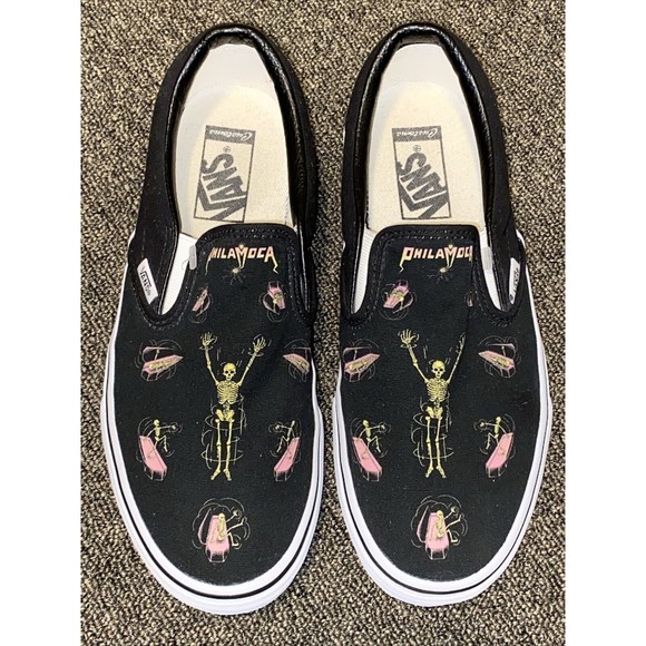 Vans Of The Wall Customs Skeleton Low Top Sneakers Mens Sz 7.5/women Sz 9 main image 13